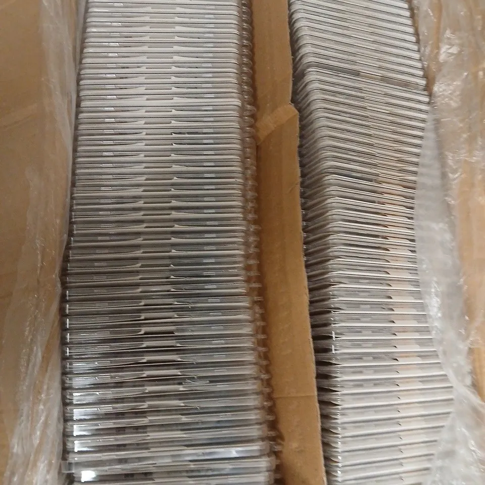 BOX OF APPROX 100 S6 EDGE CURVED GLASS TEMPERED SCREEN GUARDS IN CLEAR