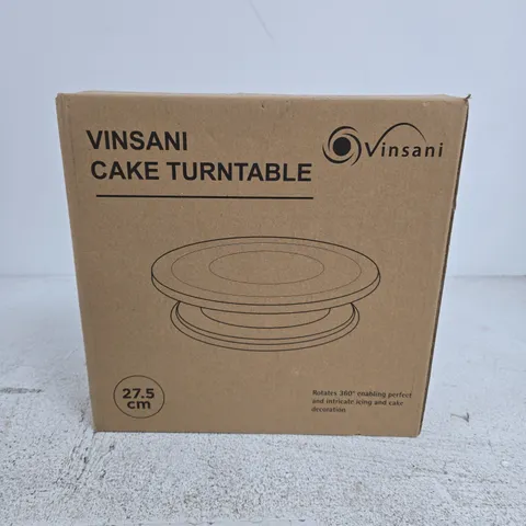 VINSANI CAKE TURNTABLE – 27.5 CM
