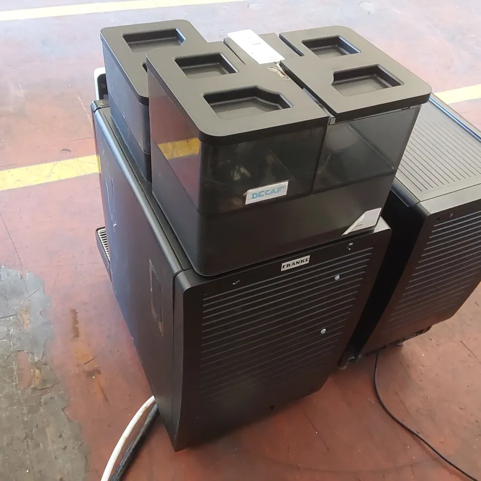 FRANKE A600 SWISS MADE COMMERCIAL COFFEE MACHINE WITH CLEANMASTER MILK CHILLER