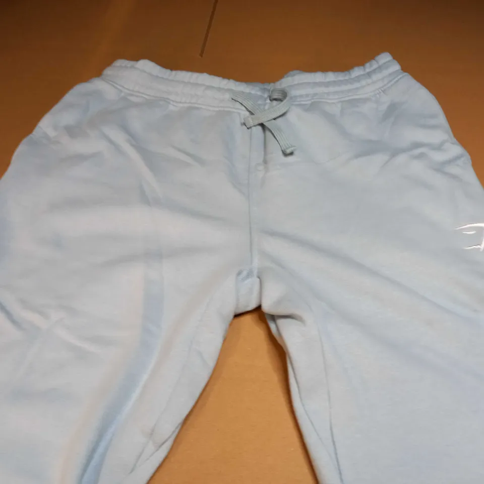 GYMSHARK JOGGERS IN SKY BLUE - SMALL