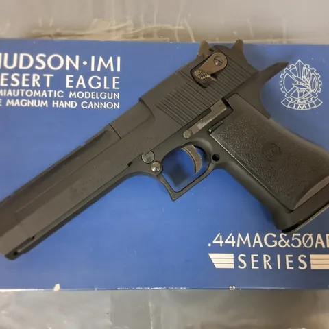 BOXED HUDSON IMI DESERT EAGLE SEMIAUTOMATIC PLASTIC MODEL GUN