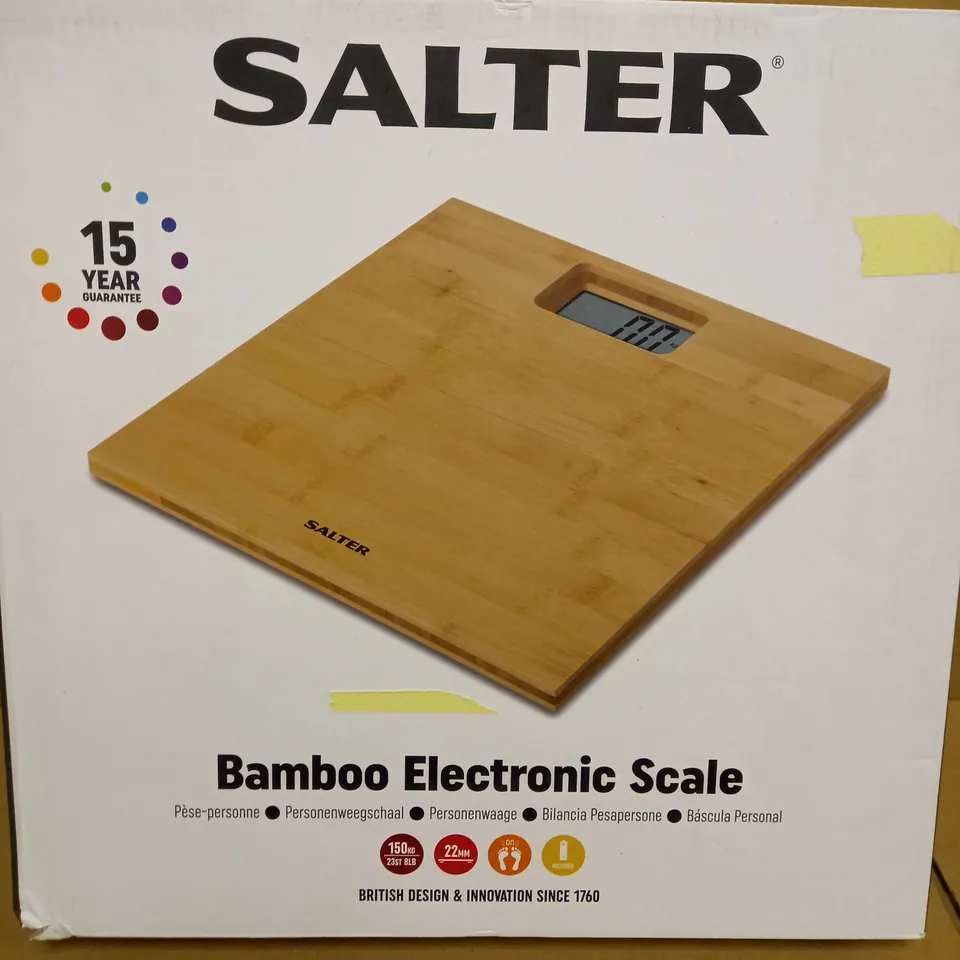 BOXED SALTER BAMBOO PERSONAL SCALE 
