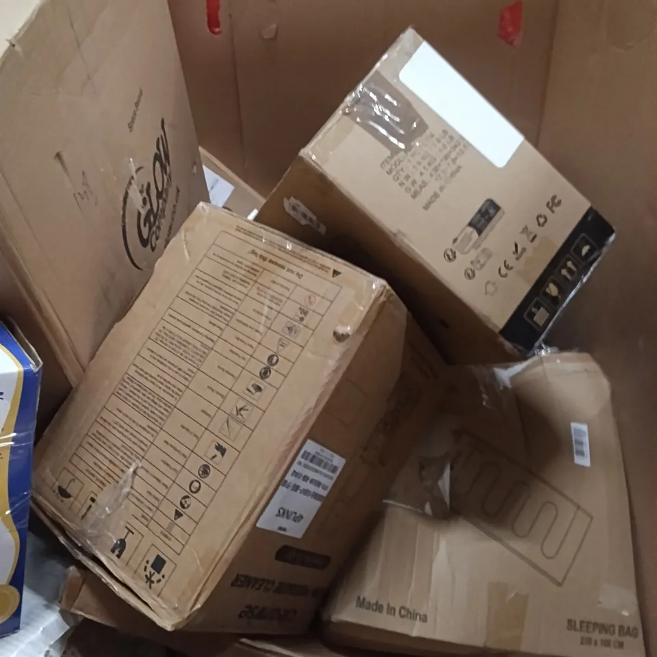 PALLET CONTAINING A LARGE QUANTITY OF ITEMS TO INCLUDE -PICTURE FRAME, SEWING MACHINE, SLOW JUICER ETC