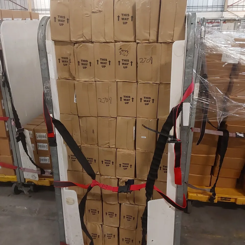 CAGE TO CONTAIN APPROX 240 X BOXES OF LABEL.M SCALP TONIC - 6 X 150ml PER BOTTLE // CAGE NOT INCLUDED 