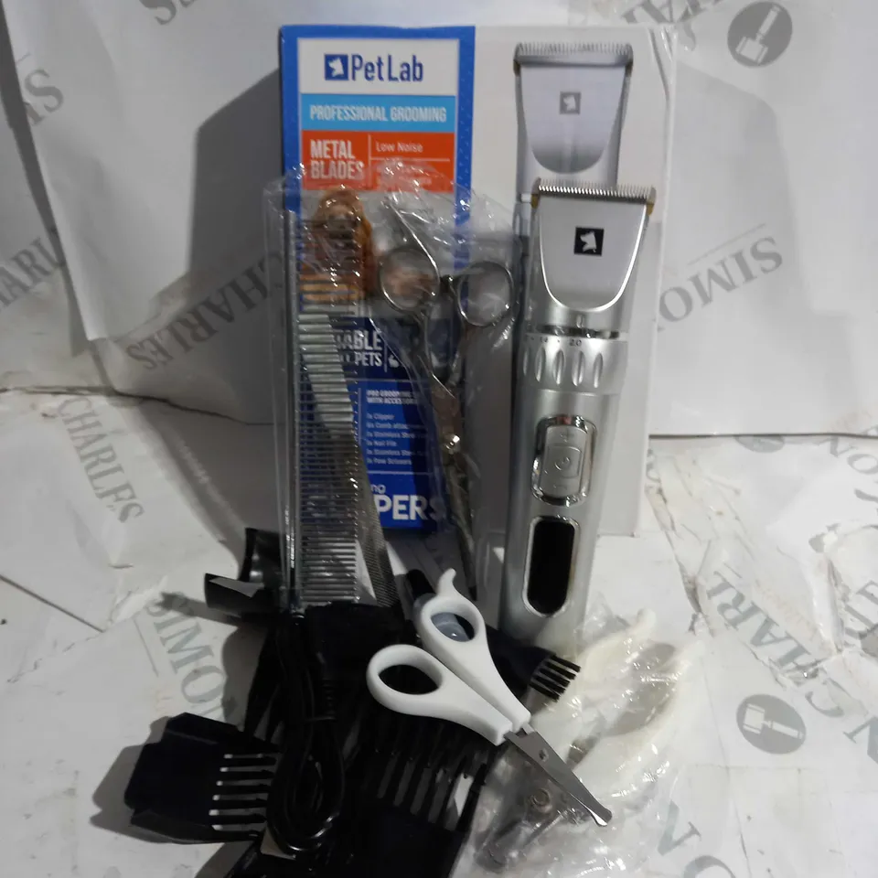 BOXED PETLAB PET GROOMING CLIPPERS