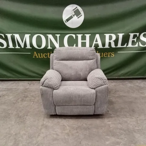 BARON FABRIC MANUAL RECLINER ARMCHAIR