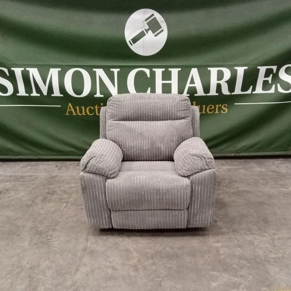 BARON FABRIC MANUAL RECLINER ARMCHAIR RRP £549