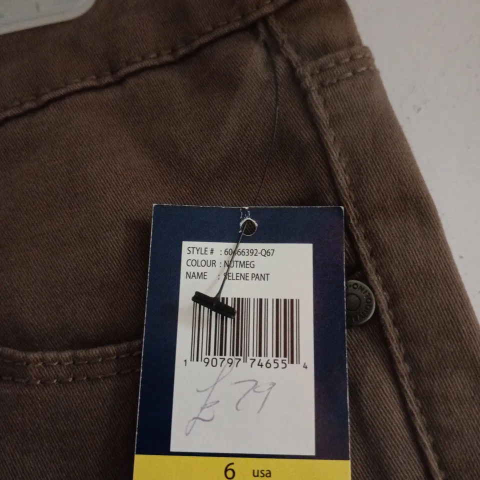 BANDOLINO SELENE PANT NUTMEG UK 10 TAGGED