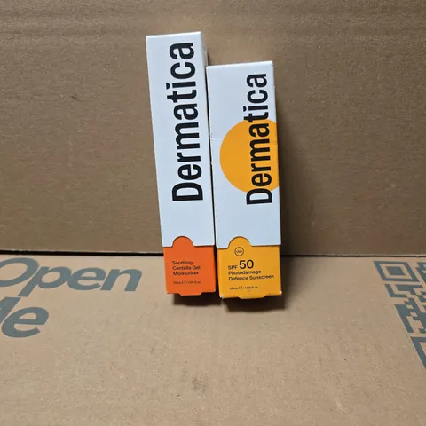 2 X DERMATICA PRODUCTS TO INCLUDE SOOTHING CENTELLA GEL MOISTURISER ETC