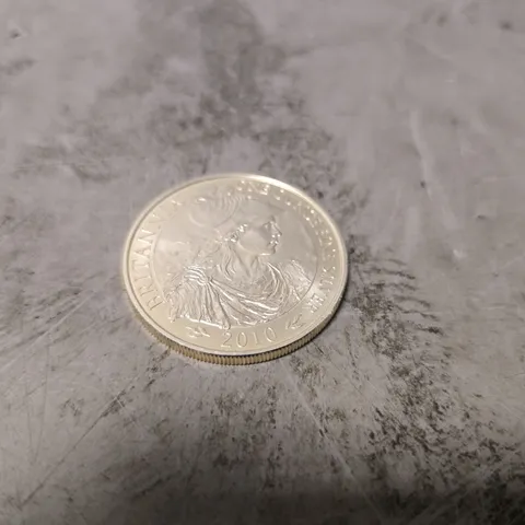 2010 1OZ BRITANNIA SILVER COIN 
