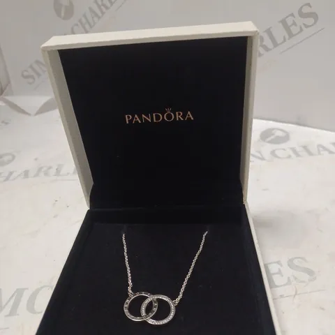 BOXED PANDORA SILVER NECKLACE