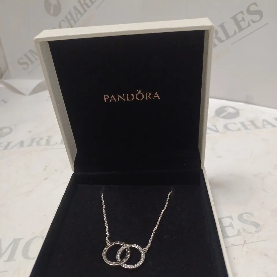 BOXED PANDORA SILVER NECKLACE 