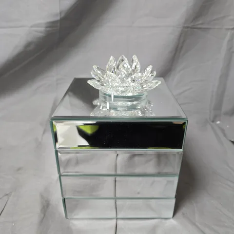 JM BY JULIEN MACDONALD STACKED JEWELLERY BOX WITH LOTUS FLOWER