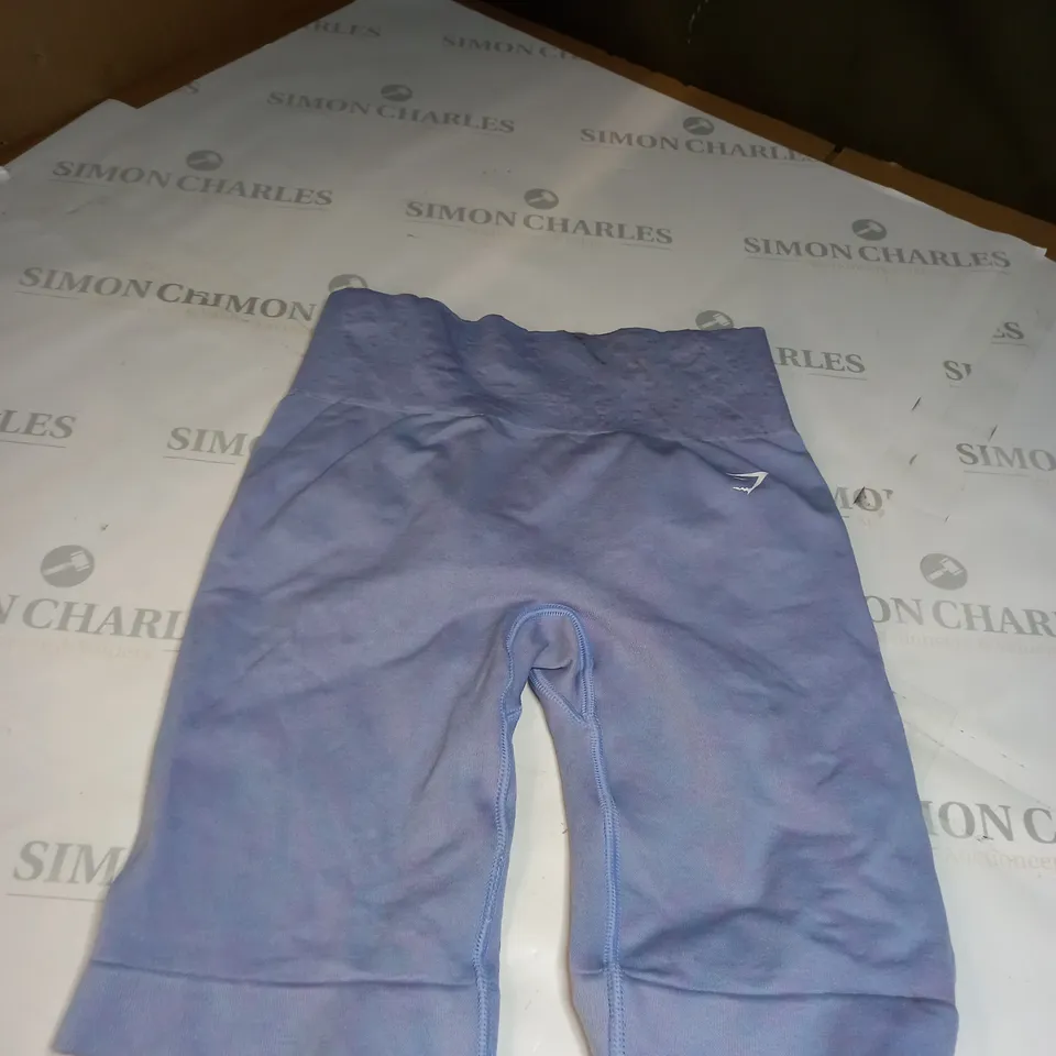 LIGHT BLUE GYMSHARK SHORTS SIZE S