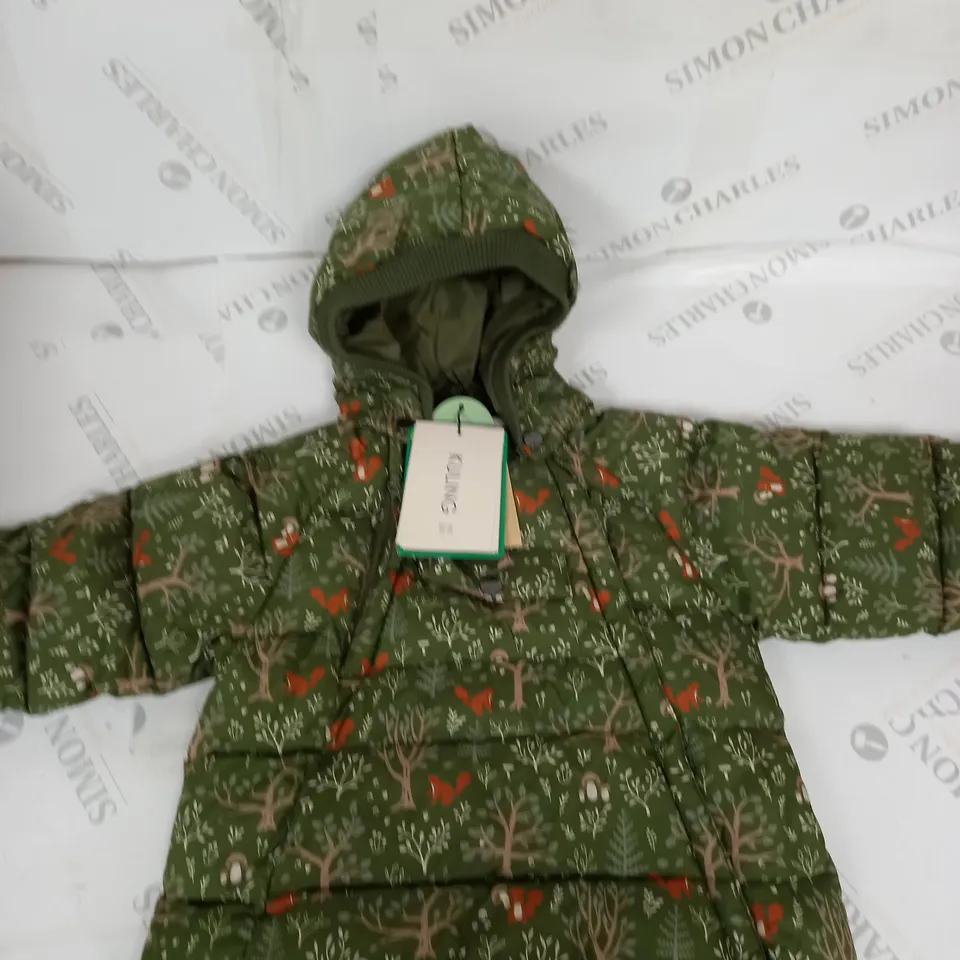 KULING WOODLAND THEMED PADDED COAT SIZE UNSPECIFIED