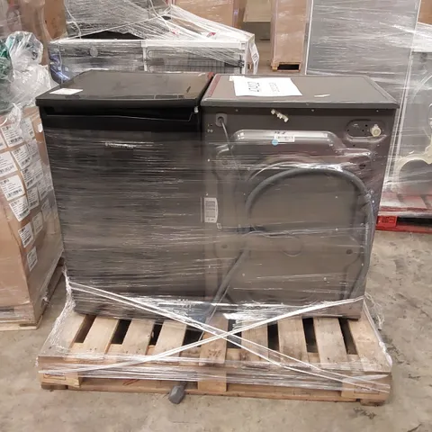 CANDY ULTRA FREESTANDING WASHING MACHINE GRAPHITE AND RUSSELL HOBBS FREESTANDING UNDERCOUNTER FREEZER