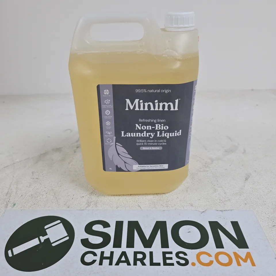 MINIML NON-BIO LAUNDRY LIQUID – 5L