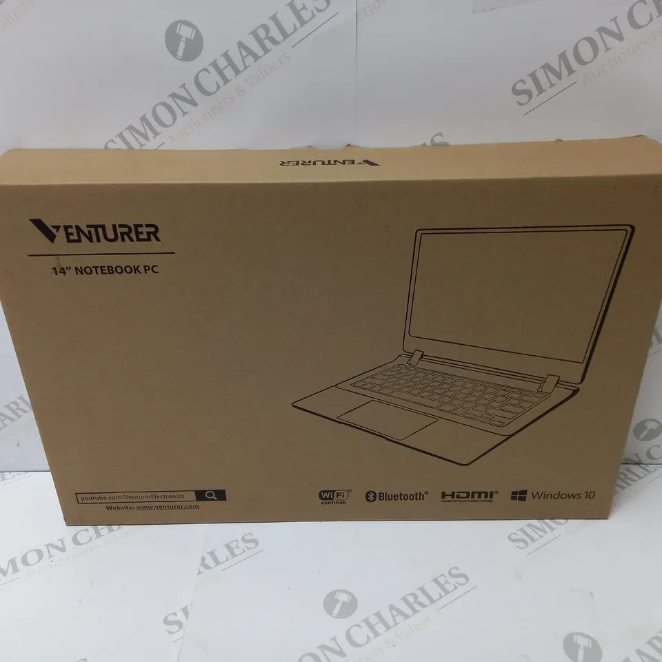 BRAND NEW BOXED VENTURER EUROPA 14 PLUS 14" NOTEBOOK PC