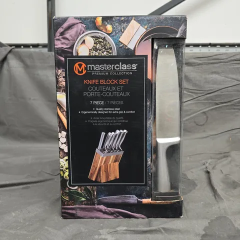 MASTERCLASS 7-PIECE KNIFE BLOCK SET