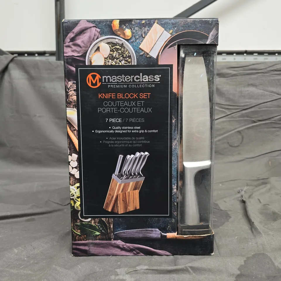 MASTERCLASS 7-PIECE KNIFE BLOCK SET