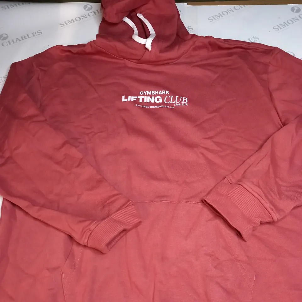 GYMSHARK LIFTING CLUB HOODIE SIZE L 