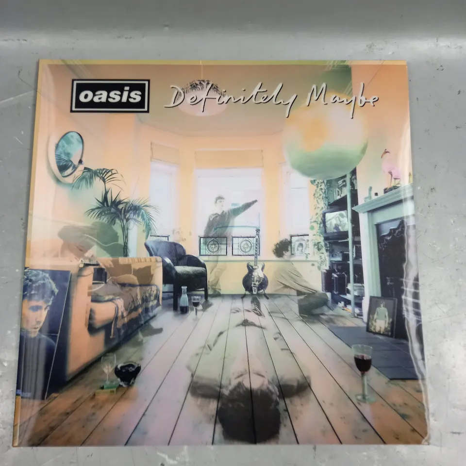 OASIS DEFINITELY MAYBE 30TH ANNIVERSARY LENTICULAR SLEEVE LIMITED EDITION VINYL - 13283/15000