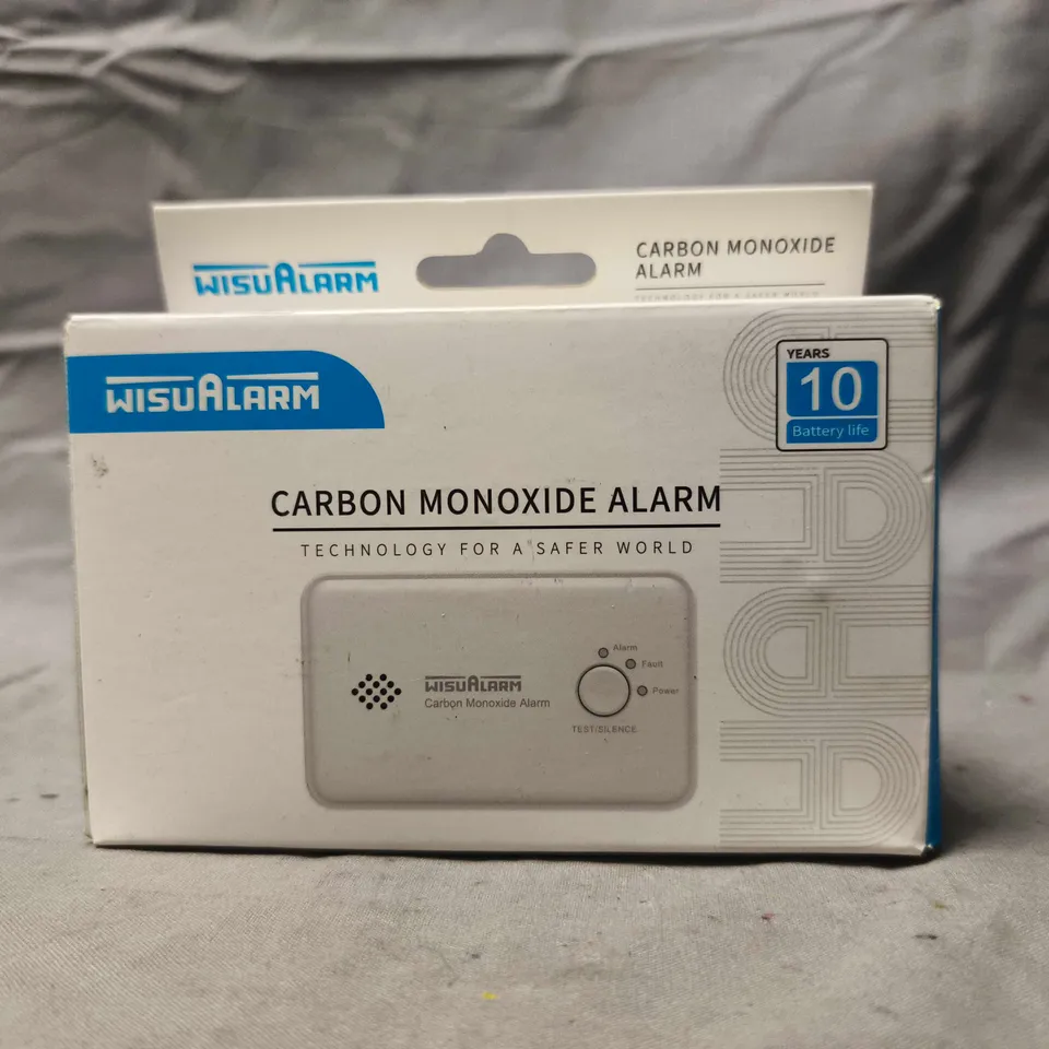 WISUALARM CARBON MONOXIDE ALARM – TYPE B, MODEL COD3, BOXED