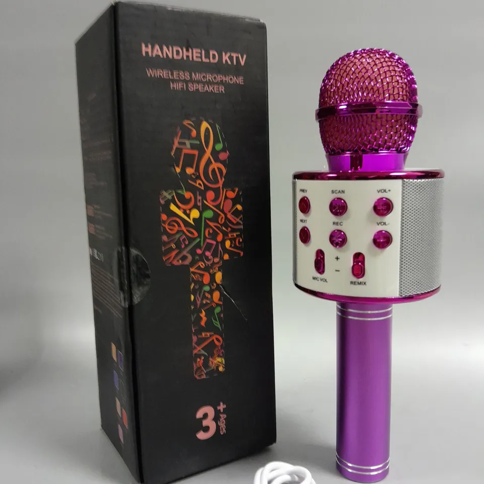 BOXED HANDHELD KTV WIRELESS MICROPHONE 