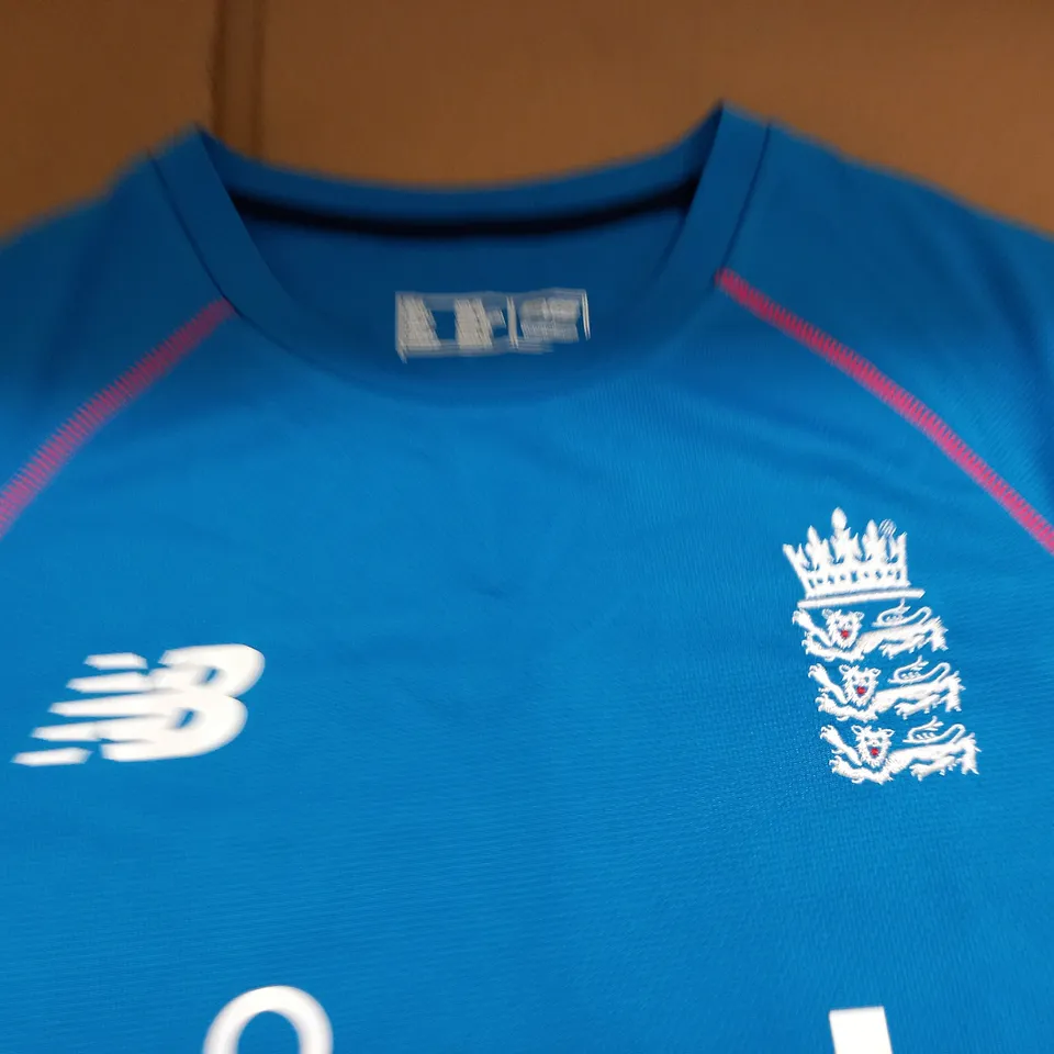 ENGLAND NEW BALANCE BLUE SPORTS T-SHIRT - EURO S