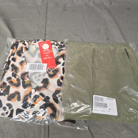APPROXIMATELY 15 ASSORTED WOMENS CLOTHING PRODUCTS IN VARIOUS BRANDS TO INCLUDE DRESSES, TOPS, PANTS ETC