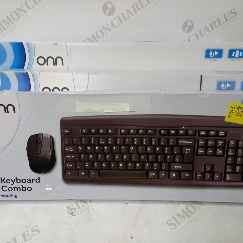 LOT OF 5 ASSORTED ONN KEYBOARDS