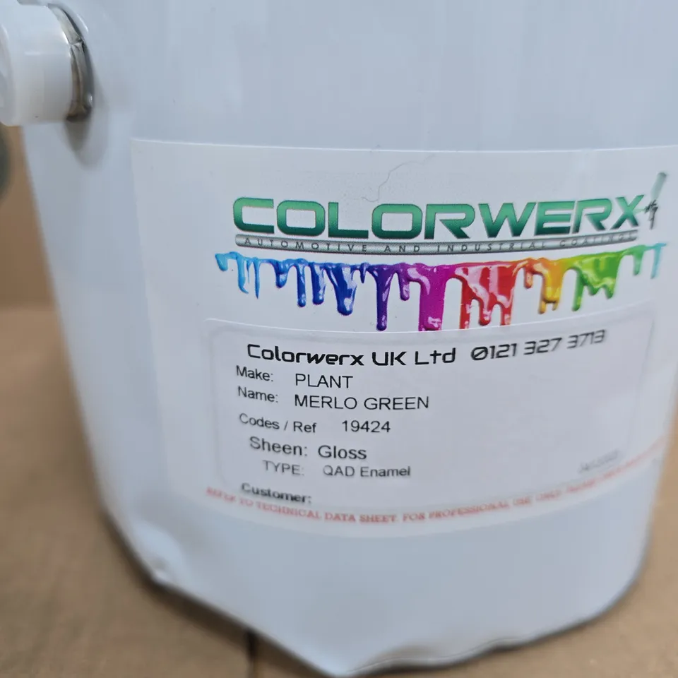 COLORWERX MERLO GREEN GLOSS ENAMEL PAINT