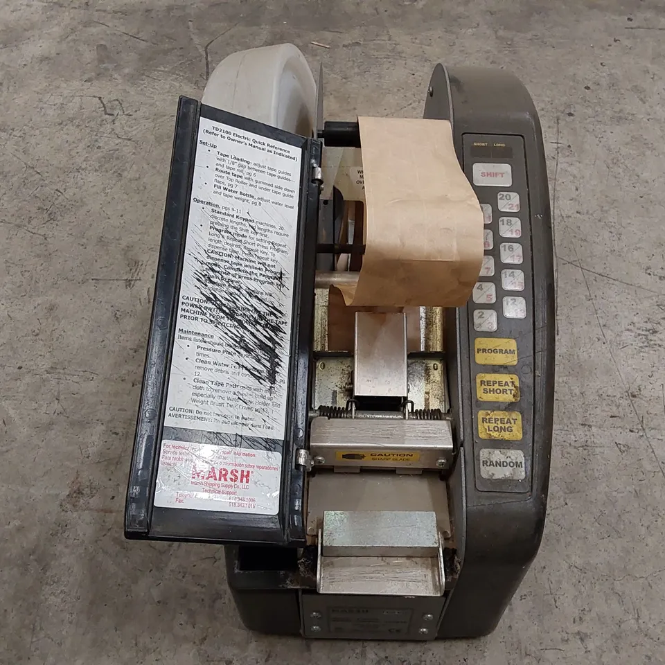MARSH TDE220, PAPER TAPE DISPENSER (1 ITEM)