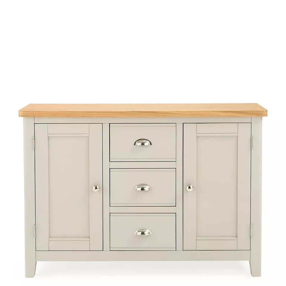 MALONE READY ASSEMBLED 2 DOOR 3 DRAWER SIDEBOARD - COLLECTION ONLY
