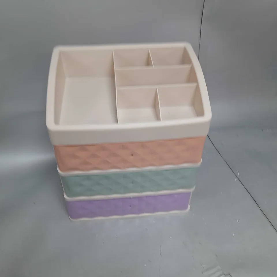 CRYSTAL 3 DRAWER STORAGE UNIT