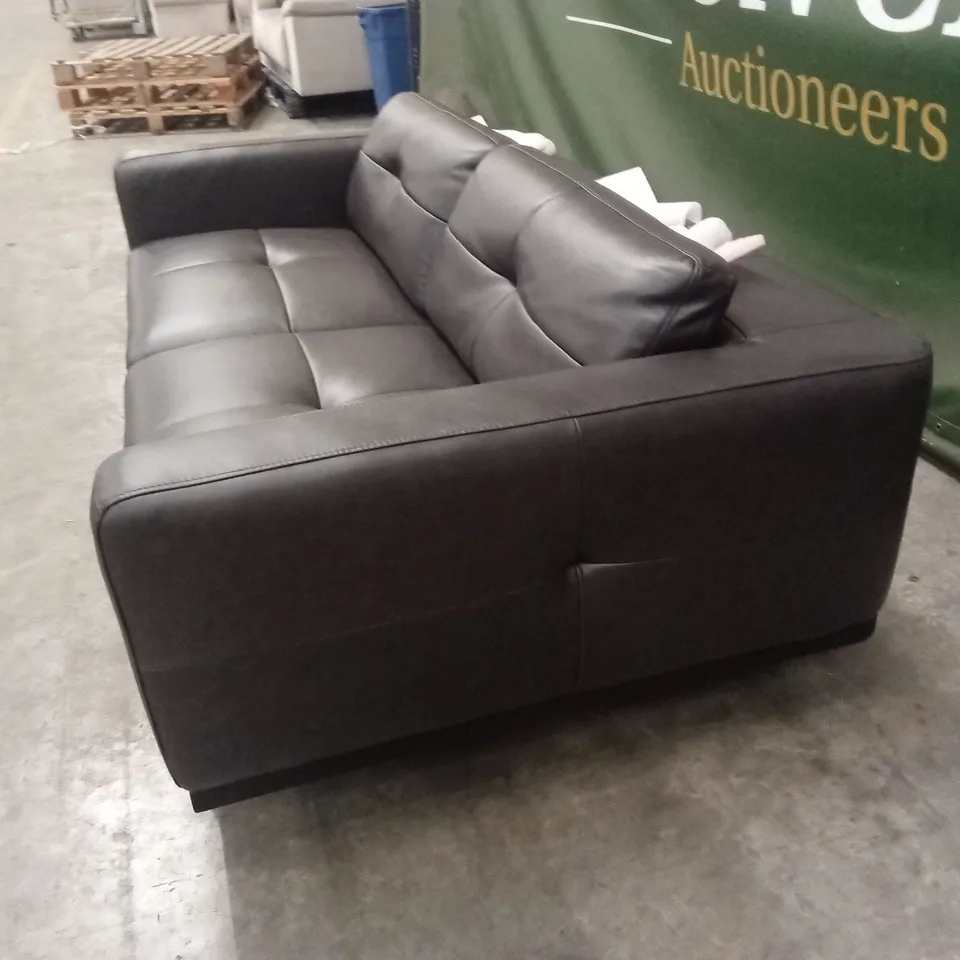 DANETTI COLTON LEATHER 2 SEATER SOFA RRP £1999