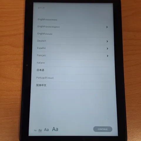 UNBOXED AMAZON FIRE 10" TABLET 32GB - KFTUWI