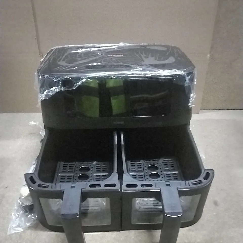 BOXED TOWER 8 LITRE DUAL BASKET AIR FRYER 