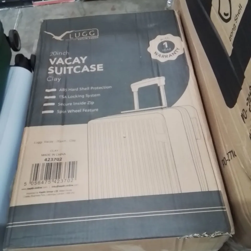 BOXED LUGG 20INCH VACAY SUITCASE CLAY 