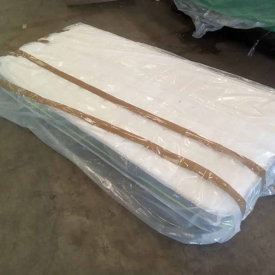 QUALITY BAGGED 3FT SINGLE HYBRID FIBRE FOAM OPEN COIL MATTRESS 