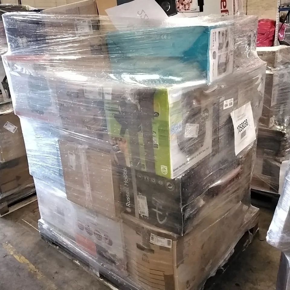 PALLET OF APPROXIMATELY 38 UNPROCESSED RAW RETURN HOUSEHOLD AND ELECTRICAL GOODS TO INCLUDE;