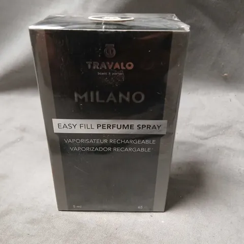 BOXED TRAVALO MILANO EASY FILL PERFUME SPRAY 5ML