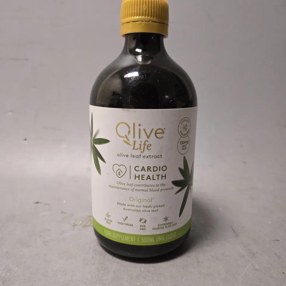 SEALED OLIVE LIFE OLIVE LEAF EXTRACT 500ML