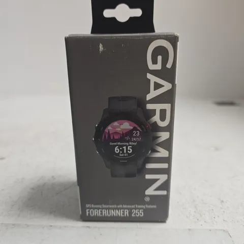 GARMIN FORERUNNER 255 GPS RUNNING SMARTWATCH – BLACK, BOXED