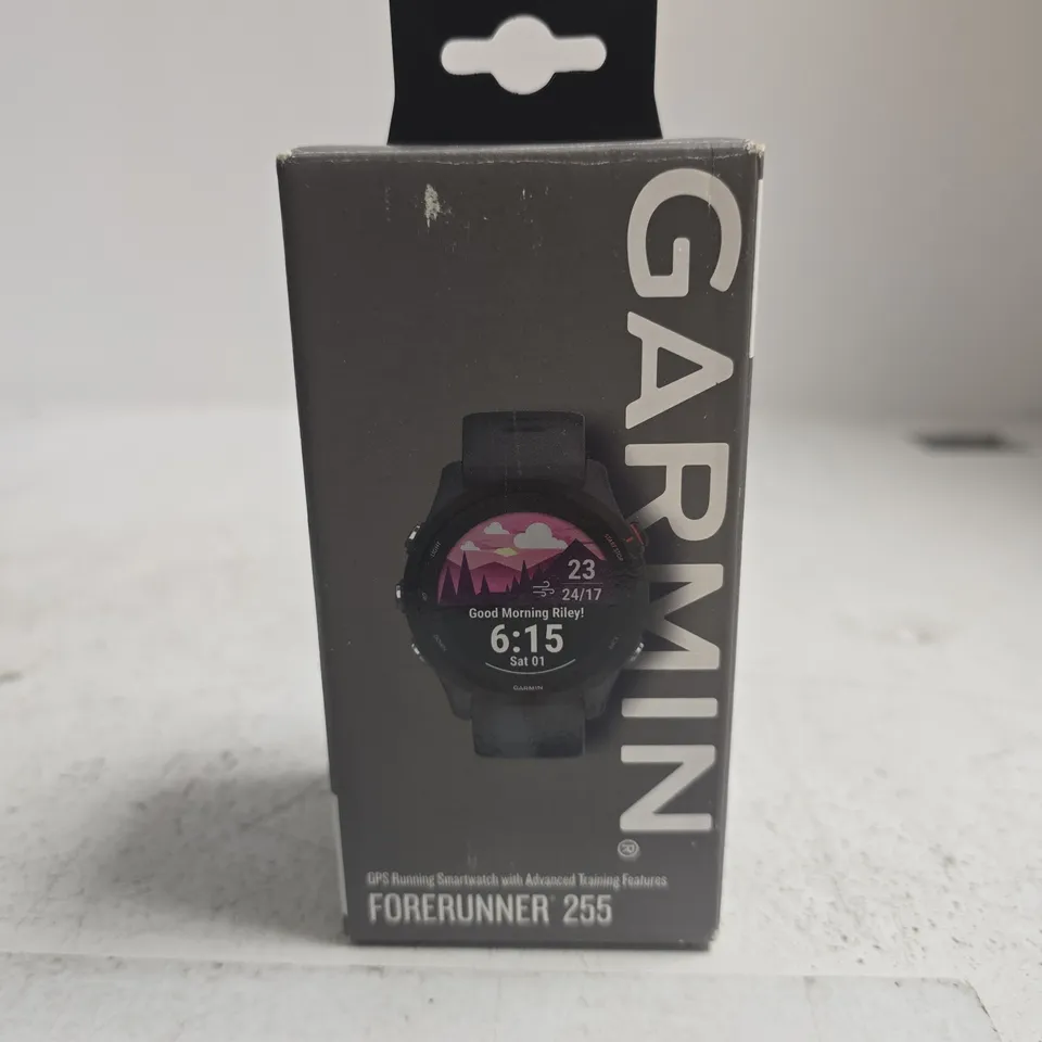 GARMIN FORERUNNER 255 GPS RUNNING SMARTWATCH – BLACK, BOXED