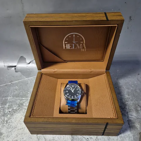 MENS HELMHA DH WATCH β STAINLESS STEEL STRAP β 3ATM WATER RESISTANT