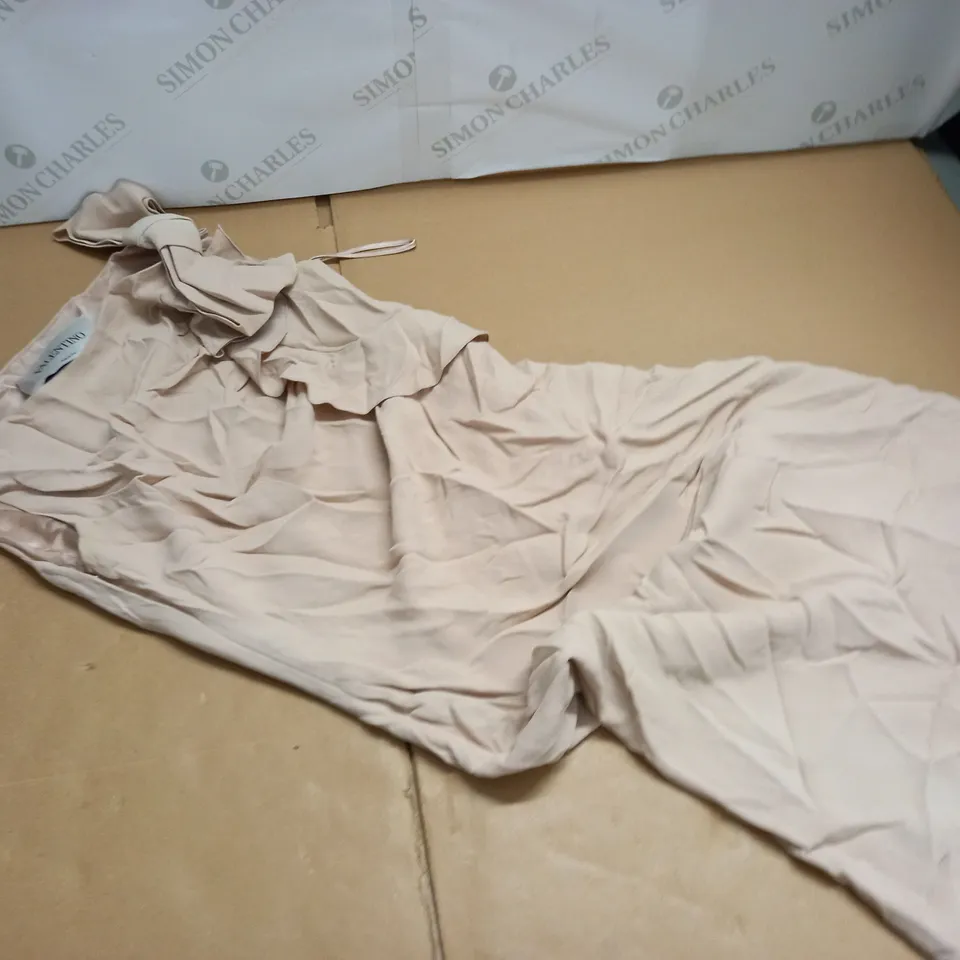 VALENTINE NATURAL BOW DETAIL DRESS - 8