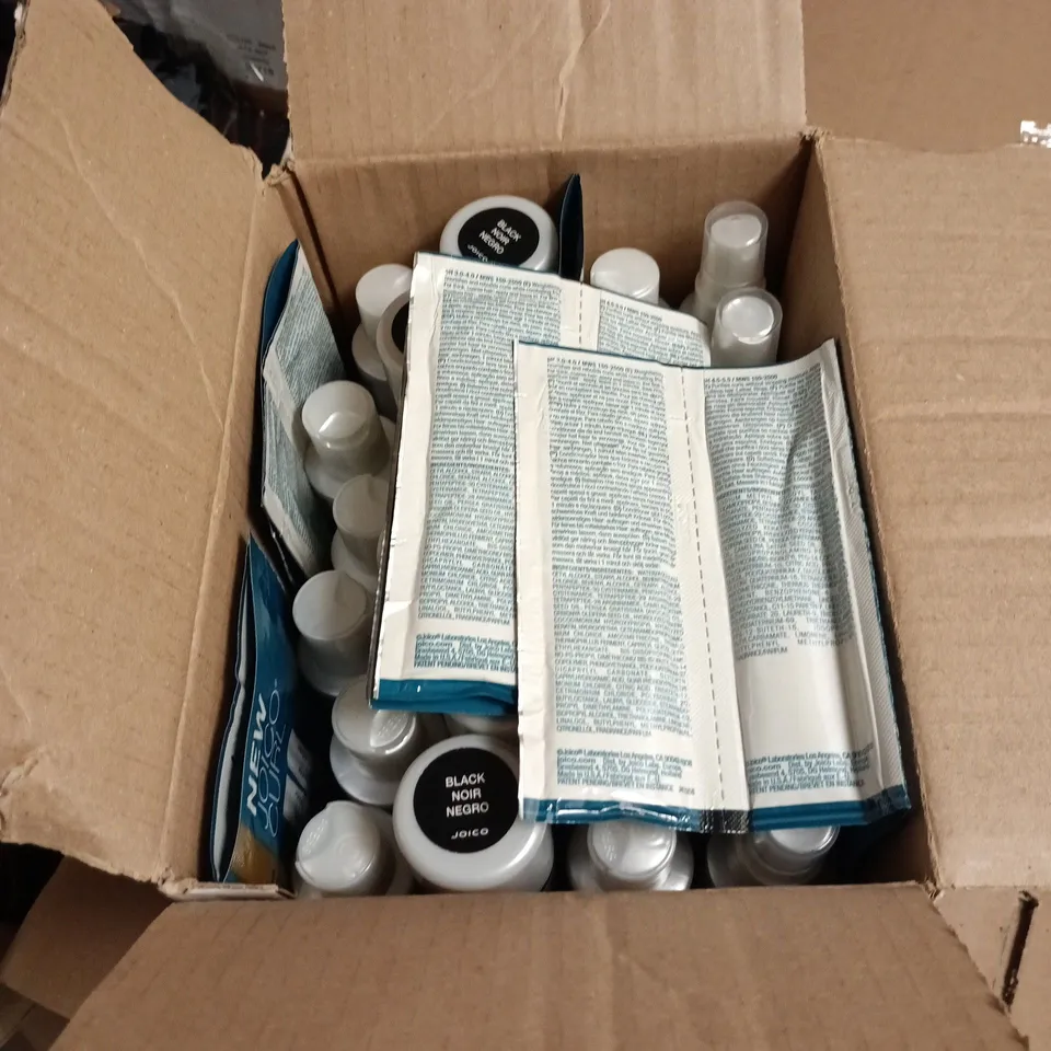 APPROXIMATELY 28 X ASSORTED JOICO HAIR CARE PRODUCTS TO INCLUDE TINT SHOT BLACK, CURL PERFECTED CORRECTING MILK ETC