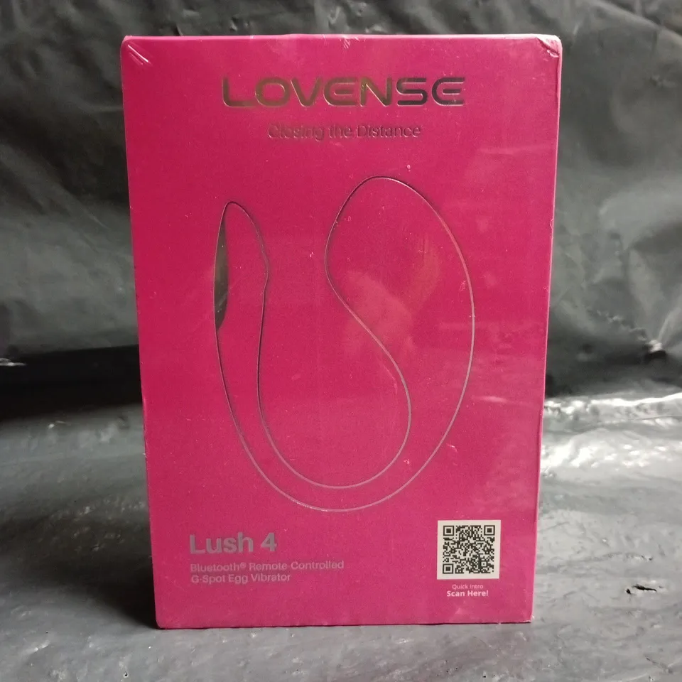BOXED LOVENSE LUSH 4 BLUETOOTH REMOTE-CONTROLLED G-SPOT EGG VIBRATOR