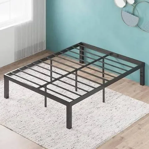 BOXED QUICK LOCK 16" METAL PLATFORM BED FRAME // SIZE: KING (1 BOX)
